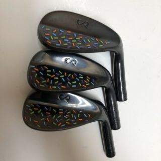 Rare Corey Paul 1020 Forged Black Sprinkle Wedge Set 52/56/60 Read - Heads Only
