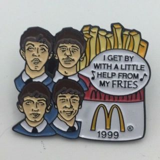 Rare The Beatles - I Get By With.  Fries - European Mcdonald 