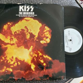 Kiss The Originals Promo Lp Vinyl Record White Labels Rare