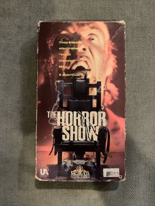 The Horror Show (vhs,  1989) Horror Rare