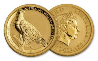 Ultra Rare 2017 Gold 2017 Australian Wedge Tailed Eagle.  1/10 Oz 9999