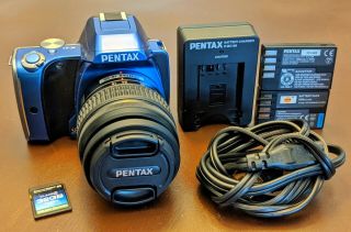 Pentax K - S1 Rare Blue With Kit 18 - 55mm Lens