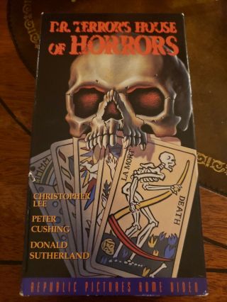 Dr.  Terror’s House Of Horror (1965) Vhs Rare Horror Christopher Lee Cult Classic
