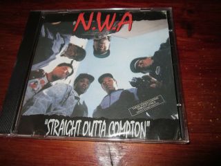 Nwa N.  W.  A.  - Straight Outta Compton Cd 1988 Ruthless Records Rare,  Oop
