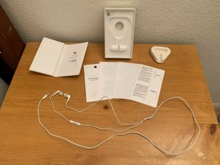 Apple In - Ear Headphones With Remote And Mic White In - Ear Only Headset Rare
