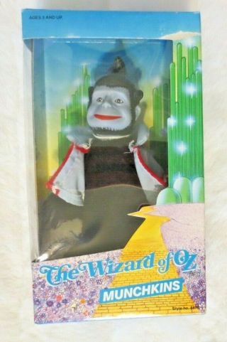 Vintage 1988 The Wizard Of Oz Munchkins Flying Monkey Doll 8876 Nib