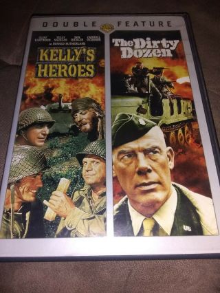 Kellys Heroes/the Dirty Dozen (dvd,  2007,  2 - Disc Set) Rare Oop
