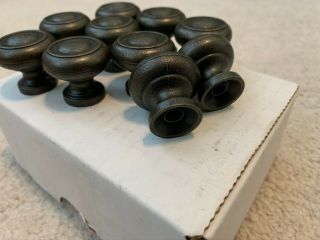 1.  25” Round Cabinet Knobs Antique Bronze - 10 Pack 2