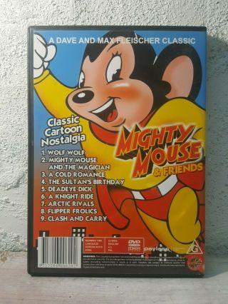 MIGHTY MOUSE and Friends - DVD - RARE Vintage Cartoon 80s - G Rated Kids 2