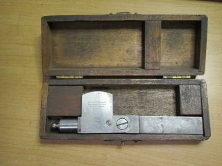 Antique Pat.  1906 Brown & Sharpe 738 Test Indicator Centering Truing Tool W Box