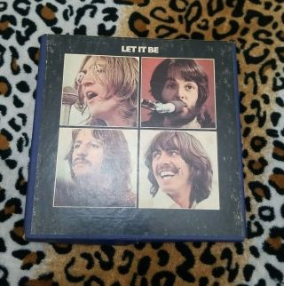 The Beatles Let It Be Reel To Reel Us Track 7.  5 Ips Rare