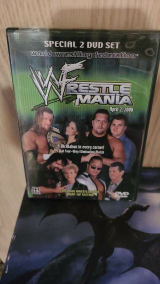 Wwe Wwf Wrestlemania 16 April 2,  2000 Dvd Box Set Rare Oop Like