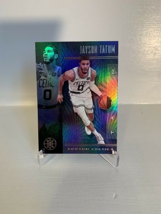 Jayson Tatum 2019 - 20 Illusions Black Sapphire Rare Sp Boston Celtics