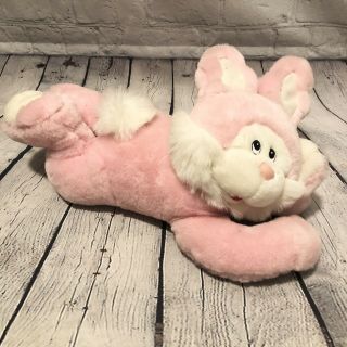 Vtg Animatronics Animated Ears Some Bunny Loves You Talks Musical Pink Plush Toy
