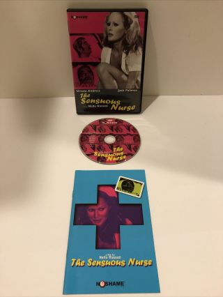 The Sensuous Nurse Dvd Ursula Andress,  Jack Palance 1973 Rare Complete Insert