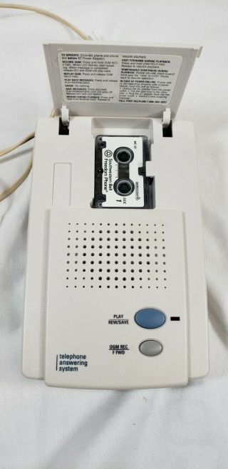 Southwestern Bell Freedom Telephone Answering Machine Microcassette Fa936
