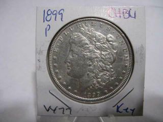 Very Rare 1899 P Morgan Dollar Ch Bu Estate Coin W77