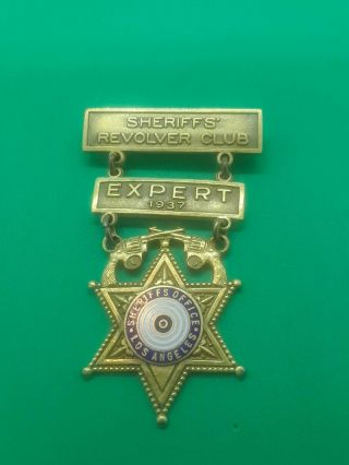Rare 1937 Los Angeles Co.  Sheriff 