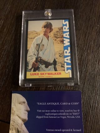 1977 Star Wars Wonder Bread 1 Luke Skywalker W Pro Mold Eagle Antique,  C & C