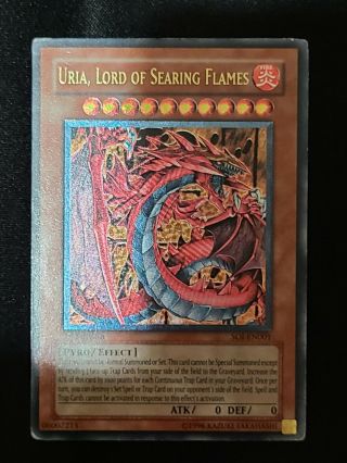 Uria Lord Of Searing Flames Ultimate Rare 1st Edition Soi - En001 Mp