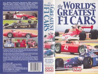 Motor Sport The Worlds Greatest F1 Cars Vhs Video Pal A Rare Find