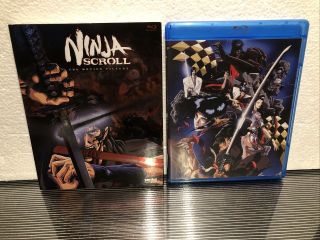 Ninja Scroll Movie (blu - Ray) Embossed Slipcover Rare Best Version Classic Anime