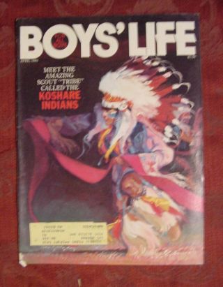 Boys Life Scouts April 1984 Koshare Indians Chris Garner Seals Varsity Scouting