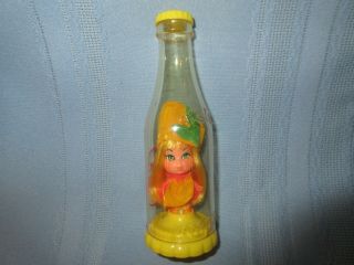 Vintage Mattel Liddle Kiddle Kola Kiddle Laffy Lemon Complete Doll W/ Bottle