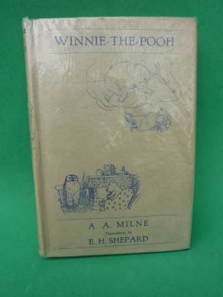 Vtg A.  A Milne Winnie - The - Pooh Rare Hardcover 1942 Illustrated By E.  H Shepard Col