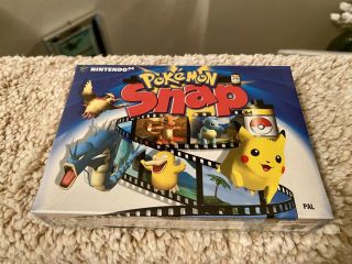 Pokemon Snap (nintendo 64,  1999) Box Pal Spanish N64 Vga Wata Rare