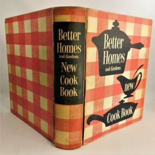 Better Homes And Gardens Cook Book Red Plaid 5 - Ring Binder 1953