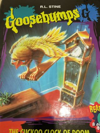 Goosebumps 1996 Folder Vintage The Cuckoo Clock of Doom Rare 2