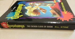 Goosebumps 1996 Folder Vintage The Cuckoo Clock of Doom Rare 3
