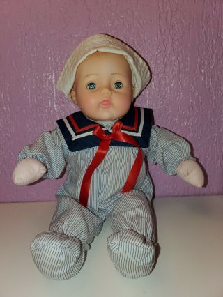 Vintage 1977 Baby Sailor Doll Madame Alexander Little Huggums 4818 12 "