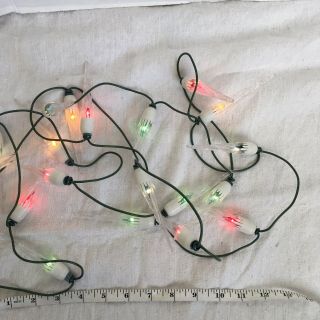 Vintage Christmas Tree Decorative Icicle Lights And Work