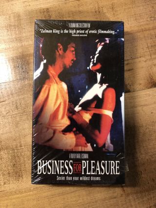 Rare Oop Unrated Business For Pleasure Vhs Video Tape Zalman King Erotic Fantasy