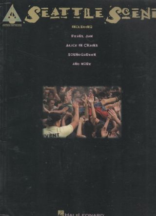 Pearl Jam Rare 1994 Usa Only 80 Page Orig Sheet Music Book " Seattle Scene "
