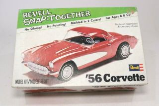 Revell Snap - Together 1956 Chevrolet Corvette Model Kit 1/32 Complete Open Box
