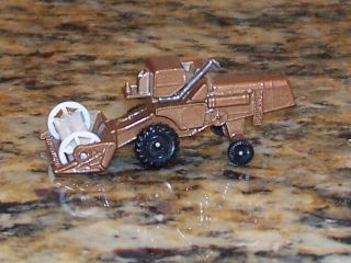 Vintage Playart Combine Harvester Miniature Diecast Model Bronze,  Rare