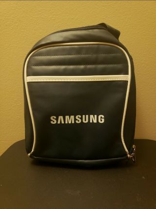 Rare Samsung Insulated Lunch Box Food Bag Blue
