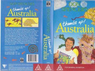 Abc Don Spencer For Kids Thumbs Up Video Pal Vhs A Rare Find