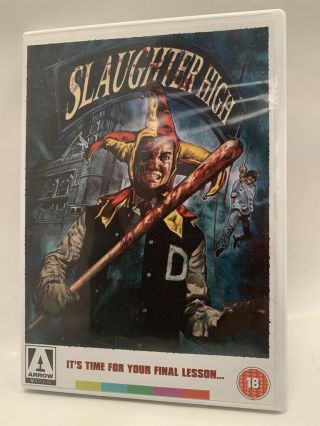 Slaughter High Rare Oop Arrow Video Uk Dvd Cult 80s Slasher Horror Movie