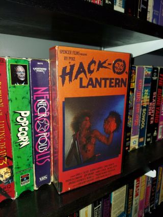 Hack O Lantern Vhs Rare Halloween Slasher Horror Gore
