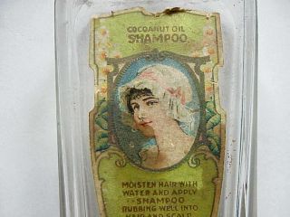 Antique S&h Co Cleveland Oh Ohio Cork Top Shampoo Bottle.