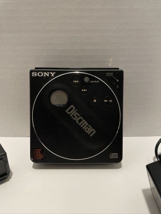 Vintage Rare Sony Discman D - 88 CD Player.  For Repair.  Disc Spins No Sound 2