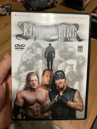Wwe - King Of The Ring 2002 (dvd,  2002) Undertaker Brock Lesnar Rare W/ Insert