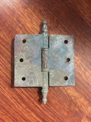 Antique door hinge.  Estate find.  restoration piece 2