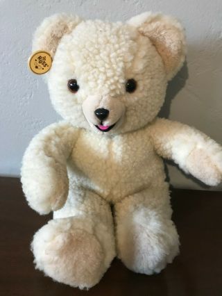Vintage Snuggle Teddy Bear 15 " Plush By Russ Berrie 1986 Lever Brothers 3146 Guc
