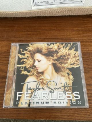 Taylor Swift " Fearless " Platinum Edition Cd & Dvd - Rare & Out Of Print