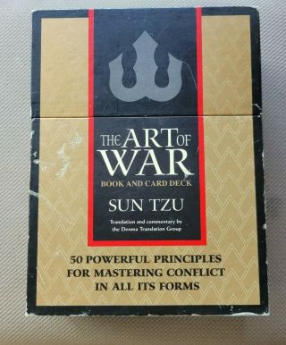 The Art Of War: Book And Card Deck - Sun Tzu - 2003 - Rare - Complete